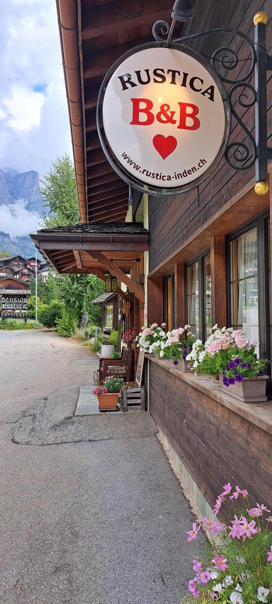 B&B Chalet Rustica Inden, Leukerbad Exterior photo