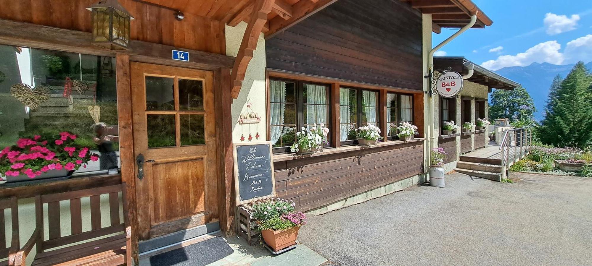 B&B Chalet Rustica Inden, Leukerbad Exterior photo