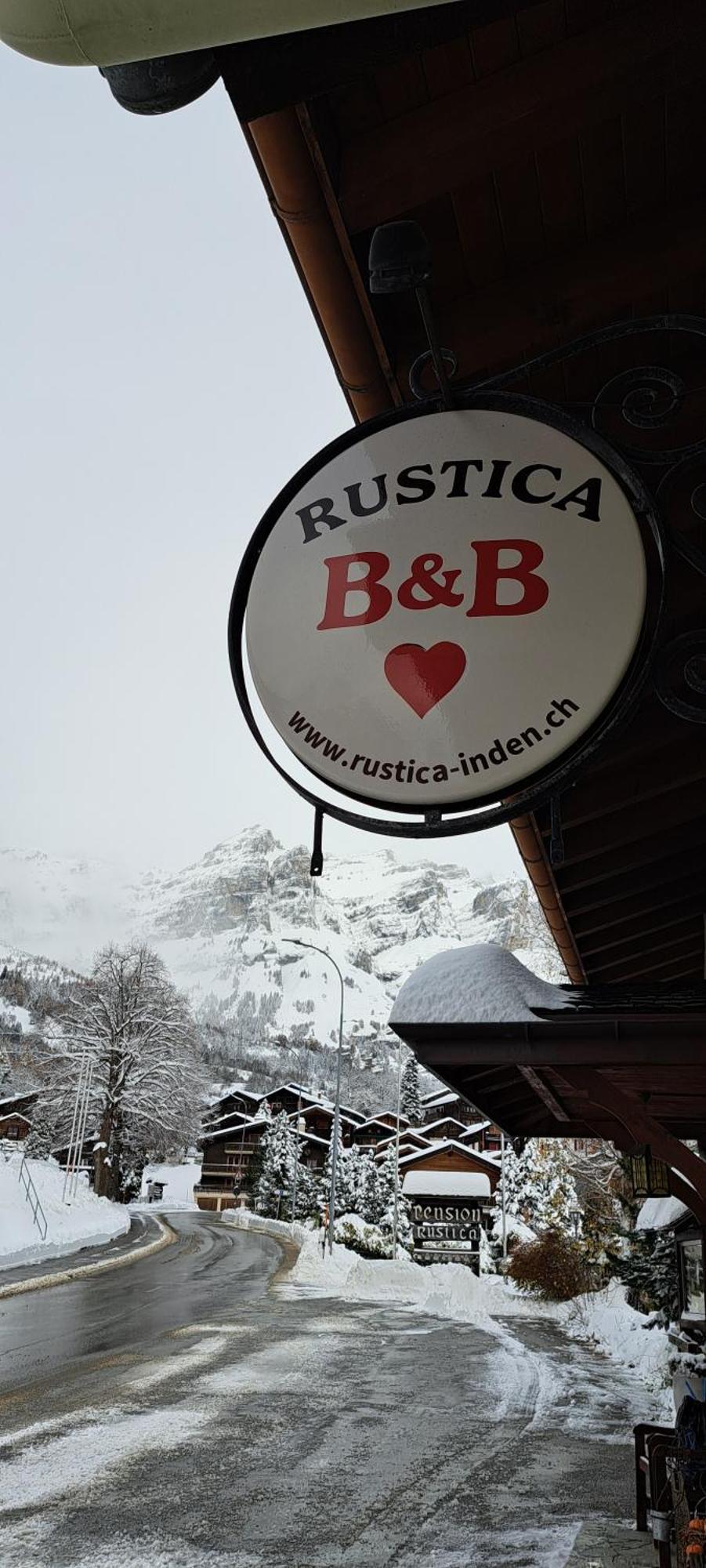 B&B Chalet Rustica Inden, Leukerbad Exterior photo